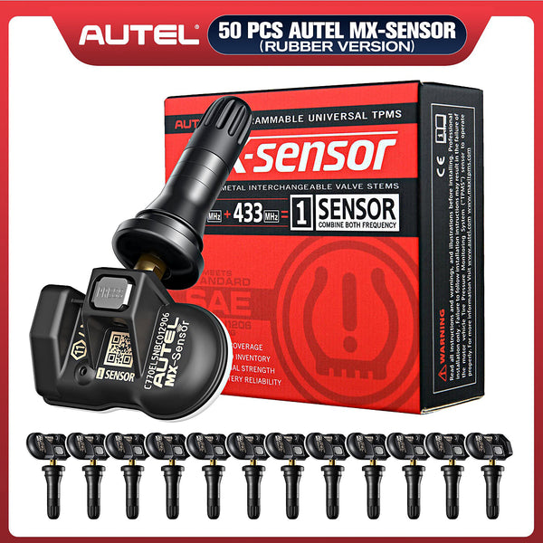 50 PCS Autel TPMS MX-Sensor Rubber Version