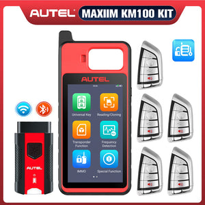 Autel MaxiIM KM100 Kit Auto Key IMMO Universal Key Generator Kit with 5pcs Razor IKEY