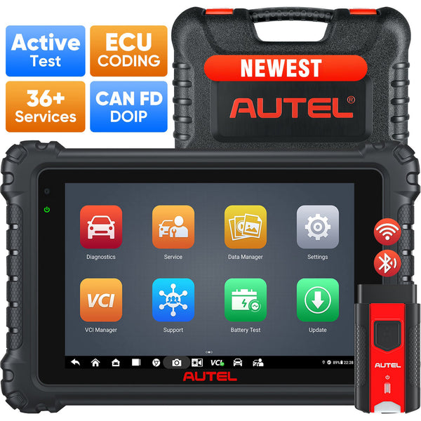 Autel MaxiCOM MK906S PRO Scanner Upgraded of MS906 Pro/MK906BT/MK906 Pro Diagnostic Tool with Advanced ECU Coding, Bi-Directional Control & 36+ Services