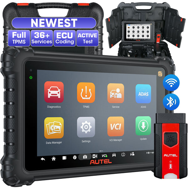 Autel Maxisys MS906Pro-TS Bi-Directional Control Diagnostic Scanner and TPMS Tool, 2025 Newest All Systems Diagnostics, 36+ Services, ECU Coding, Active Test, Upgraded Ver. of MS906TS