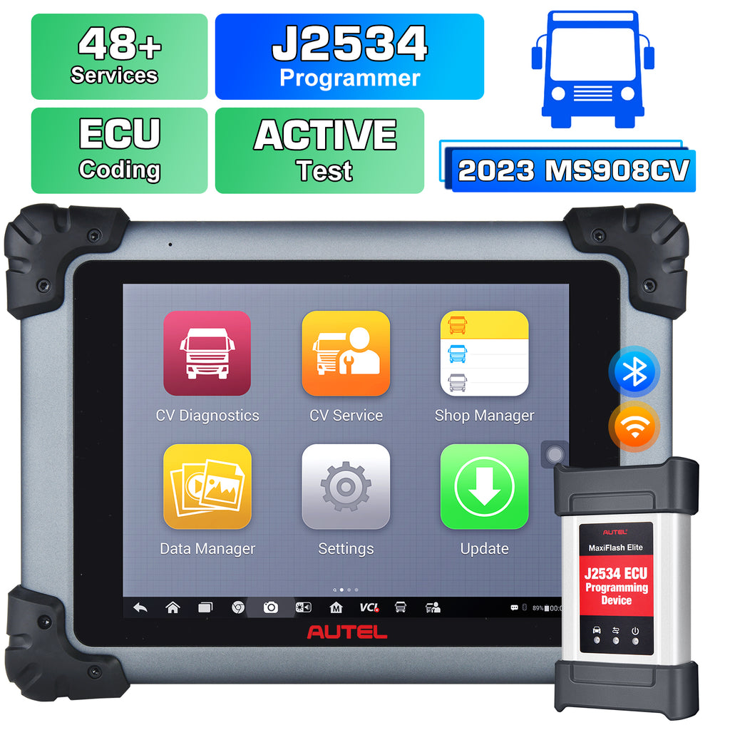 AUTEL MAXISYS AUL-MS908CV Commercial Vehicle Diagnostic Scan Tool System