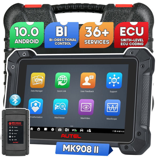 Autel MaxiCOM MK908 II OE-Level Full Systems Automotive Diagnostic Tool, Support Active Test, Upgraded Version of Autel MK908/MS908