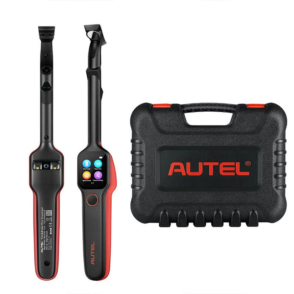 Autel MaxiTPMS TBE200 (E) Laser-Enabled Tire Tread Depth & Brake Disc Wear Examiner, 2024 Top Laser Uneven Wear Analysis Tool, Dual Camera, 0.1mm High Accuracy, Real-time Data