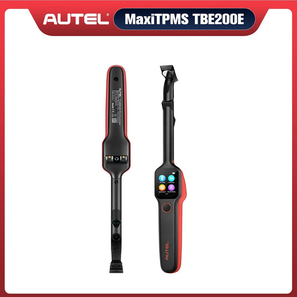 Autel MaxiTPMS TBE200 (E) Laser-Enabled Tire Tread Depth & Brake Disc Wear Examiner, 2024 Top Laser Uneven Wear Analysis Tool, Dual Camera, 0.1mm High Accuracy, Real-time Data