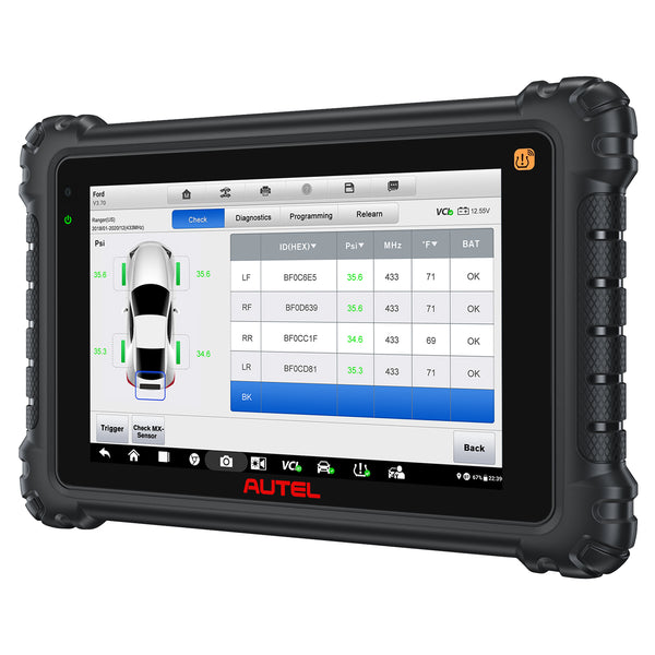 Autel Maxisys MS906Pro-TS Bi-Directional Control Diagnostic Scanner and TPMS Tool, 2025 Newest All Systems Diagnostics, 36+ Services, ECU Coding, Active Test, Upgraded Ver. of MS906TS