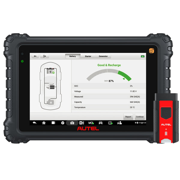 Autel Maxisys MS906Pro-TS Bi-Directional Control Diagnostic Scanner and TPMS Tool, 2025 Newest All Systems Diagnostics, 36+ Services, ECU Coding, Active Test, Upgraded Ver. of MS906TS