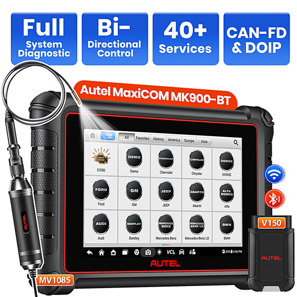 Autel MaxiCOM MK900BT MK900-BT with MV108S 