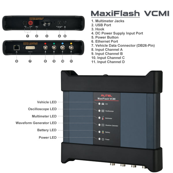 Autel Maxisys MS919 Intelligent Diagnostic Scanner with Topology Module Mapping and 5-in-1 VCMI, ECU Programming & Coding, Same as MS Ultra (Upgraded of MS909/ Elite II)