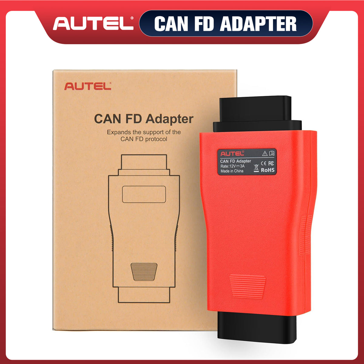 Autel CAN FD Adapter for 2018-2020 Ford/ GM Vehicles Diagnostic