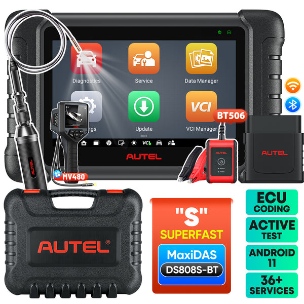 Autel MaxiDAS DS808S-BT with MV480 & MV108S & BT506