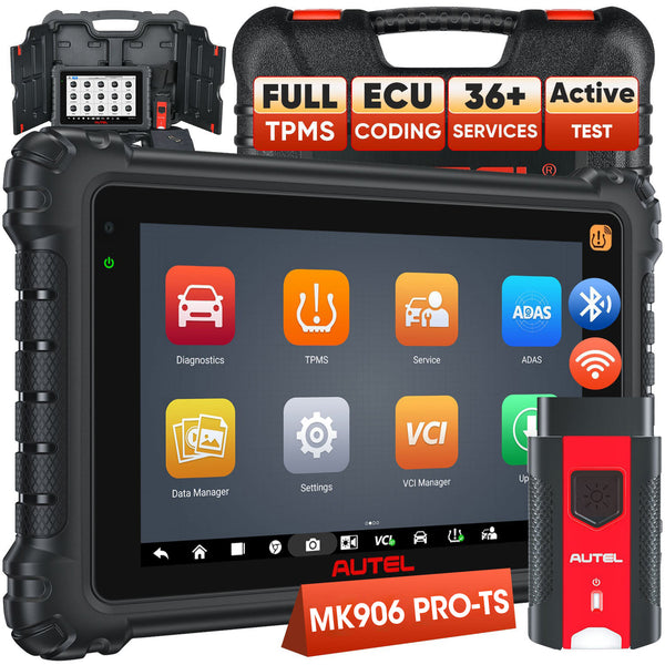 Autel MaxiCOM MK906Pro TS ( MK906S PRO-TS ) Autel Scanner with TPMS Functions ECU Coding, Bi-directional Control, 36+ Services, Upgrade Ver. OF MS906 PRO-TS/ MS906 PRO/ MS906TS/ MS906BT