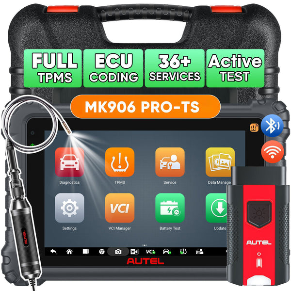 Autel MaxiCOM MK906Pro TS ( MK906S PRO-TS ) Autel Scanner with TPMS Functions ECU Coding, Bi-directional Control, 36+ Services, Upgrade Ver. OF MS906 PRO-TS/ MS906 PRO/ MS906TS/ MS906BT