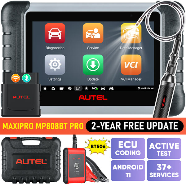  Autel MaxiCOM MK808BT PRO con $60 MV108S, Android 11