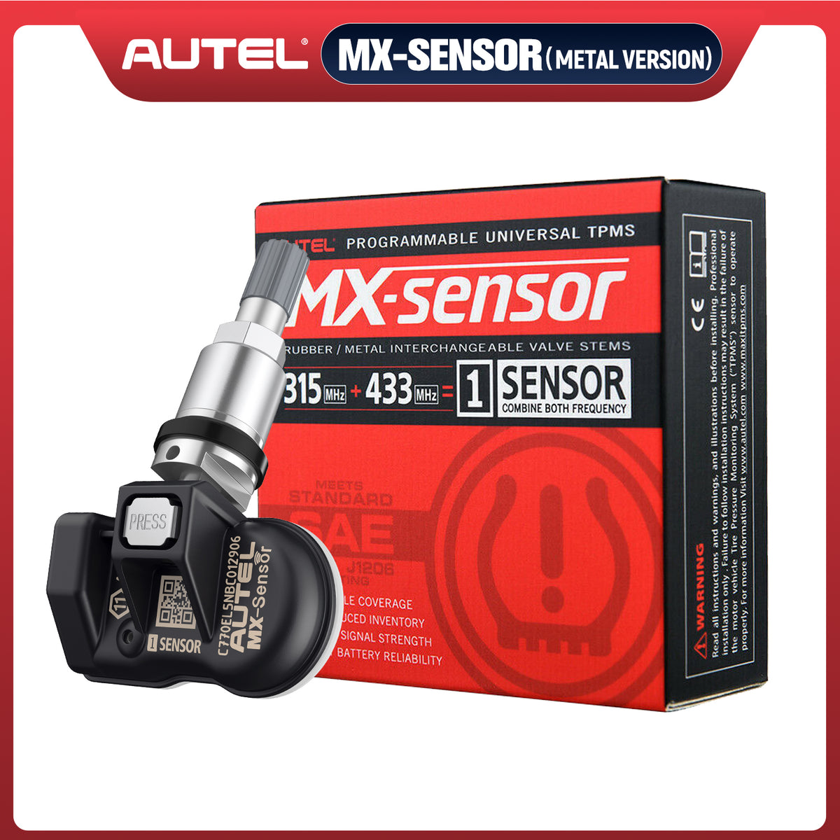 Autel Rubber TPMS Sensor 1-SENSOR