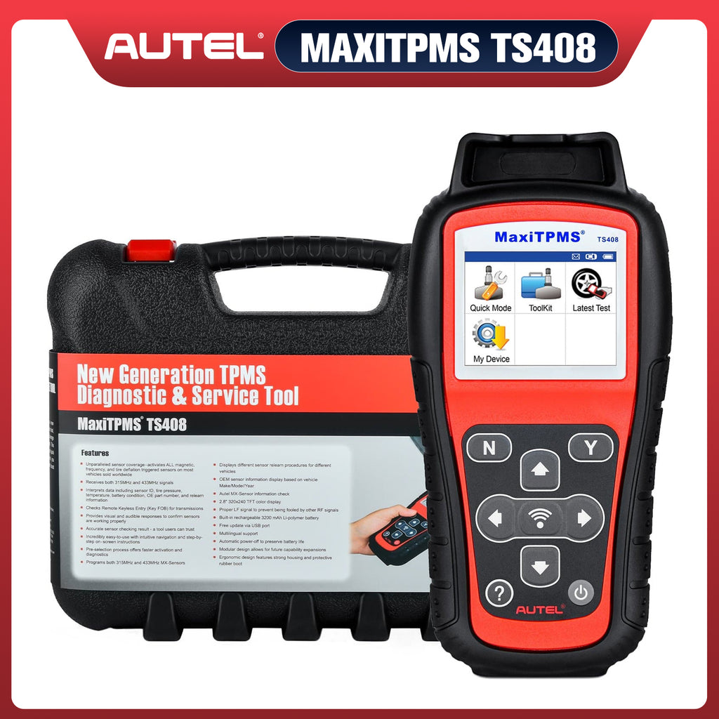 Autel MaxiTPMS TS508WF WiFi TPMS Programming Tool With 4 PCS MX-Sensor —  obdprice